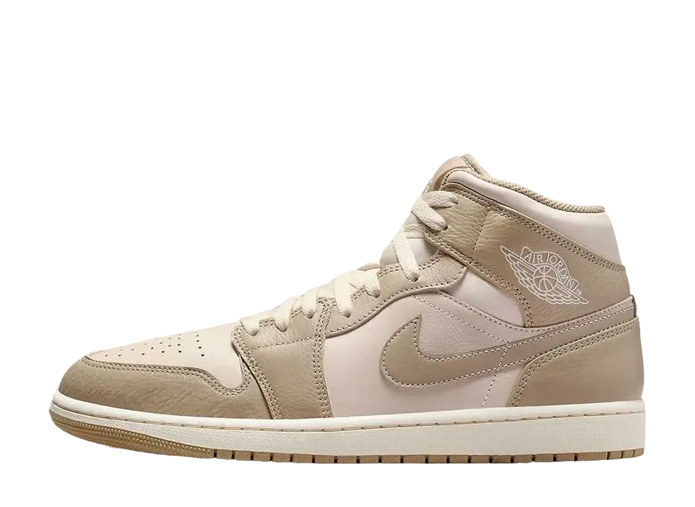 ナイキ エアジョーダン1 ミッド "レジェンドライトブラウン"
