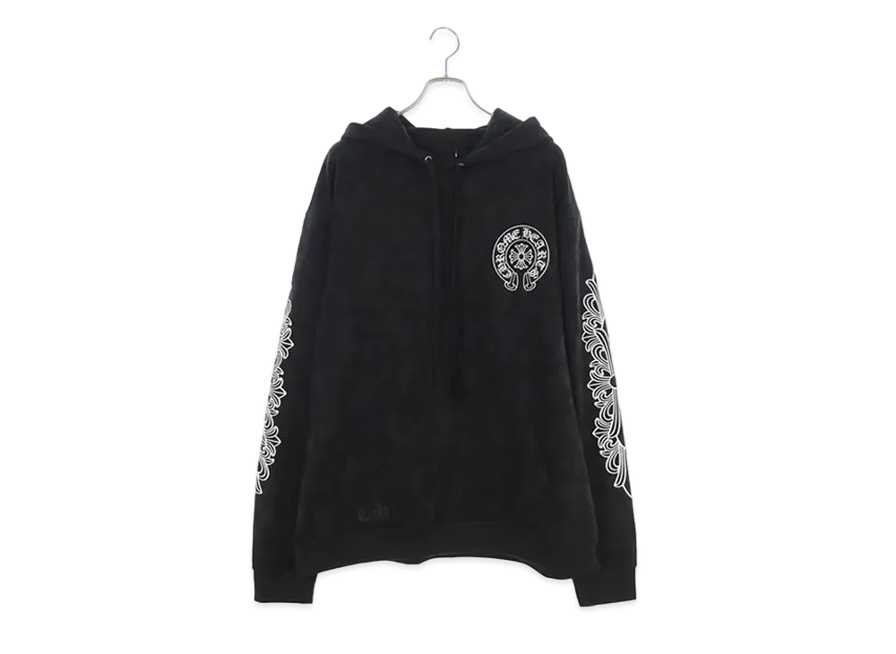 Chrome Hearts Graveyard Cemetery Cross Pullover Hoodie "Black"
