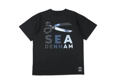 WIND AND SEA x DENHAM (SEA DENHAM) Razor Tee "Black"