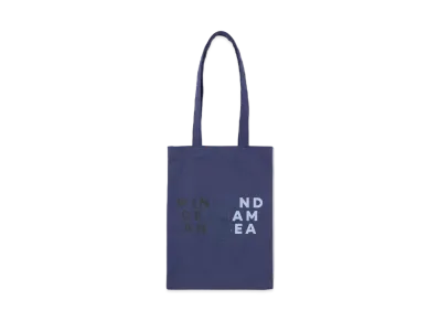 WIND AND SEA x DENHAM Canvas Tote Bag (Small) "Navy"