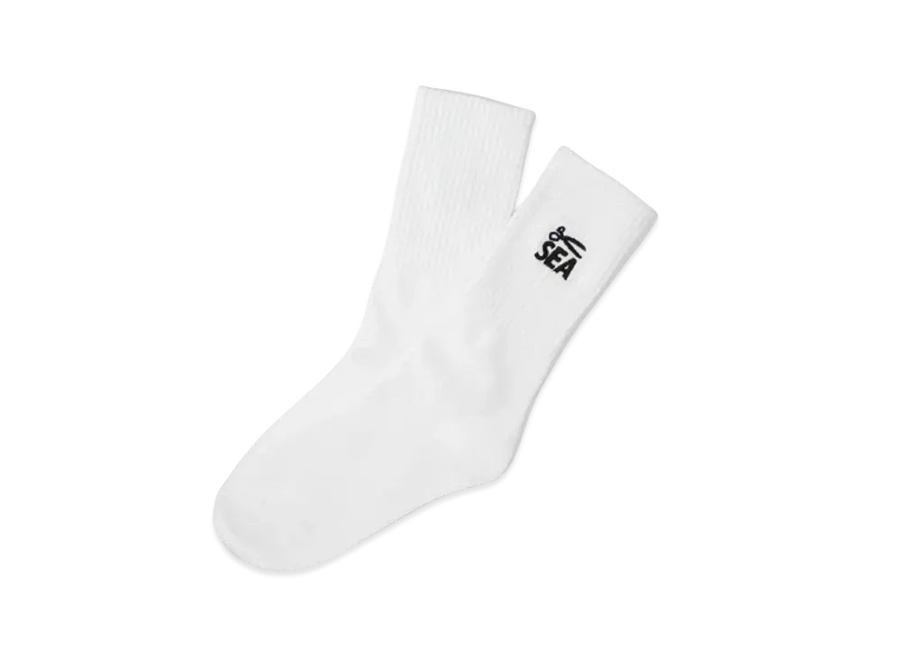 WIND AND SEA x DENHAM Socks "White"