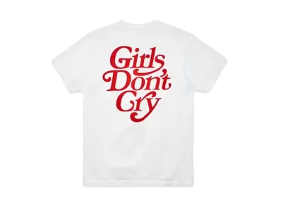 Girls Don't Cry GDC Logo Tee "White/Red" / VERDY