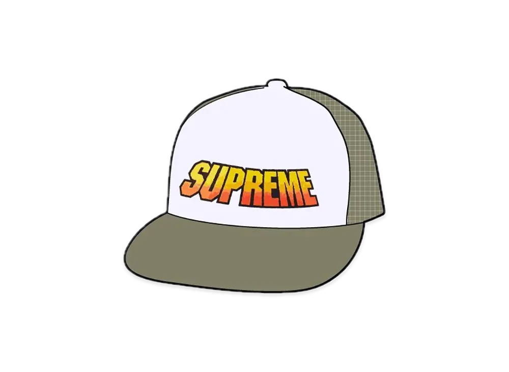 Supreme Gradient Mesh Back 5-Panel "Olive"