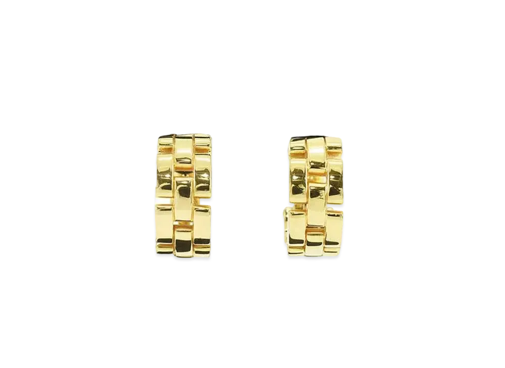 Cartier Maillon Panthere Earrings "Yellow Gold"