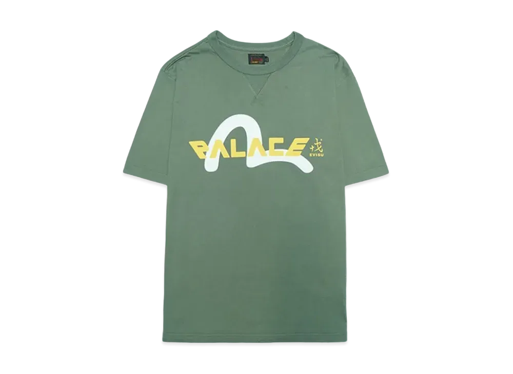 PALACE Evisu Tee "Olive"