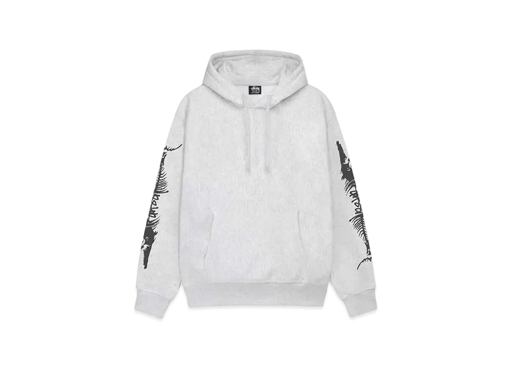 Stussy Barracuda Hoodie "Ash Heather"