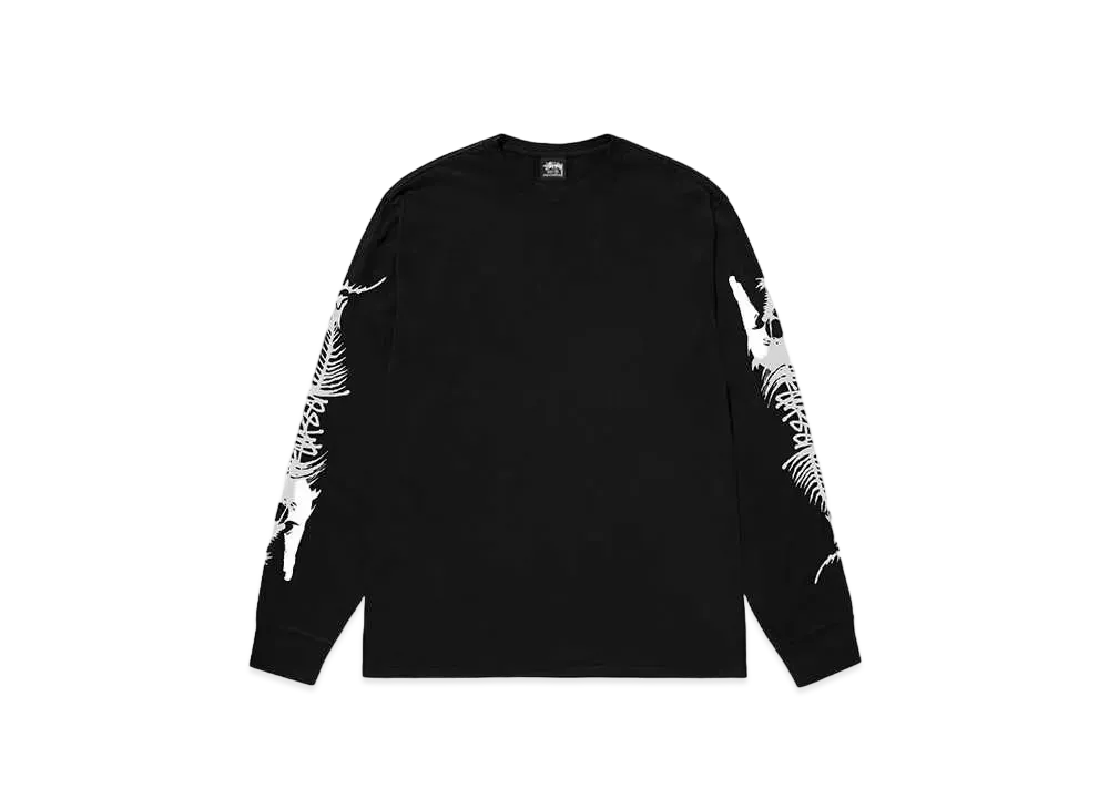 Stussy Barracuda LS Tee Pigment Dyed "Black"