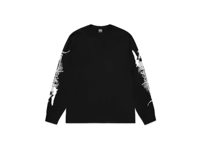 Stussy Barracuda LS Tee Pigment Dyed "Black"