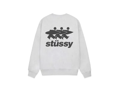 Stussy Surfwalk Crew "Ash Heather"