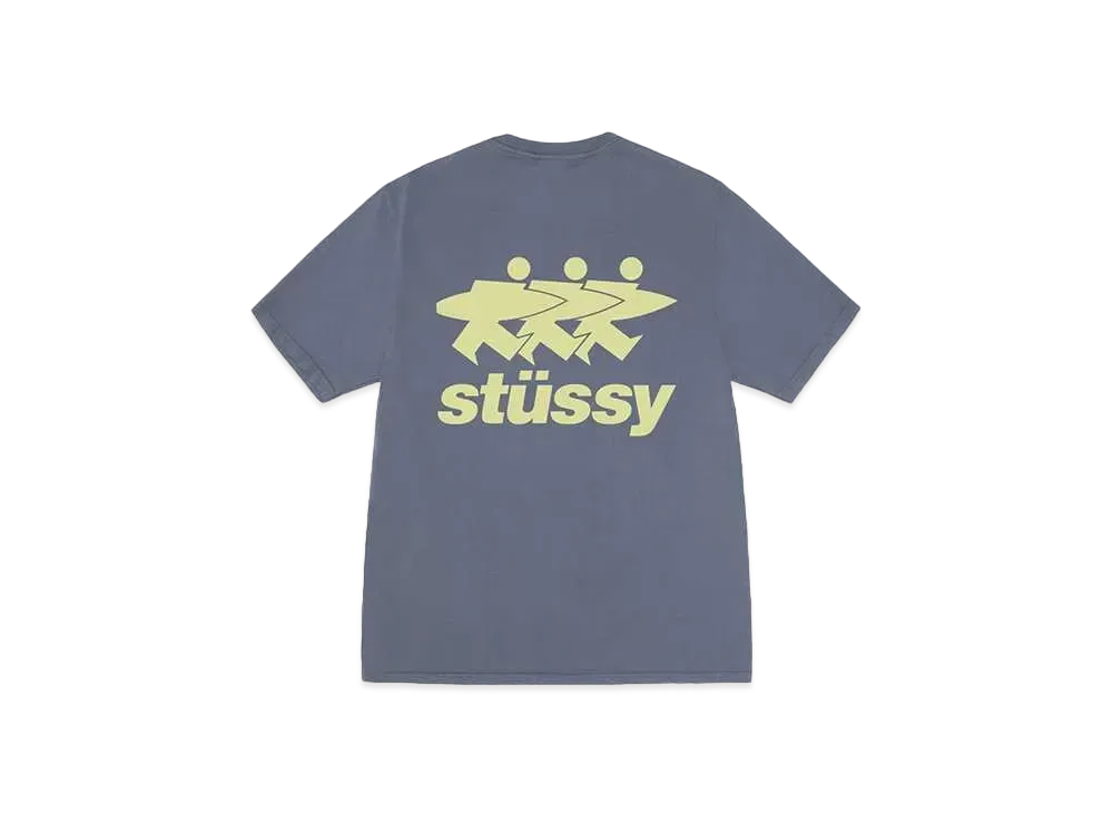 Stussy Surfwalk Tee Pigment Dyed "Indigo"