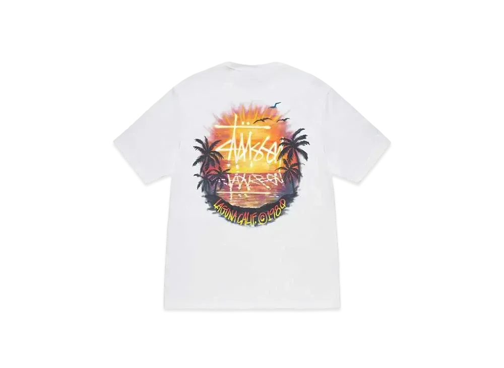Stussy Sunset Tee "White"