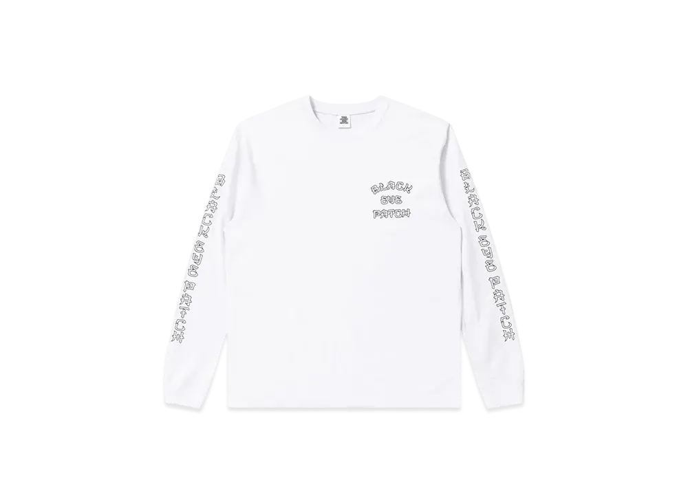 BlackEyePatch Kanji Logo L/S Tee "White"