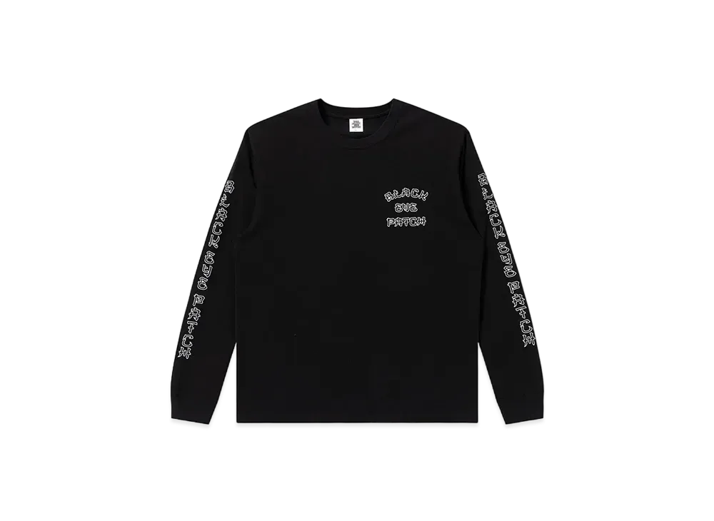 BlackEyePatch Kanji Logo L/S Tee "Black"