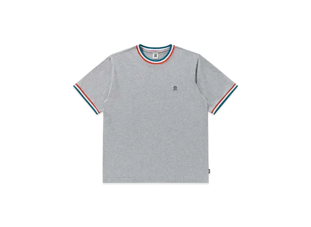 BlackEyePatch Small OG Label Rib Knitted Tee "Gray"