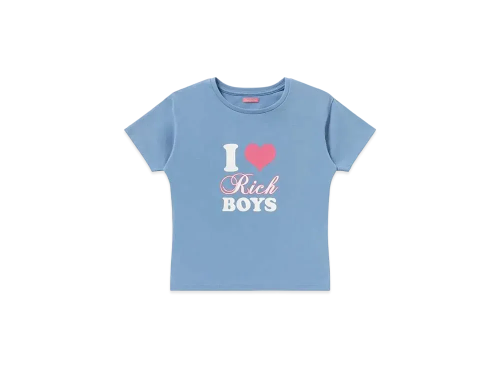 BlackEyePatch Rich Boys Baby Tee "Blue"