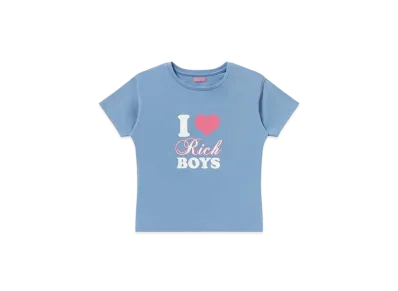 BlackEyePatch Rich Boys Baby Tee "Blue"
