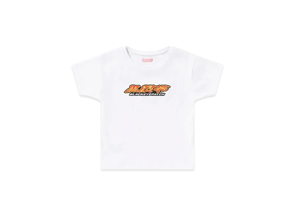 BlackEyePatch Kurogantai Baby Tee "White"