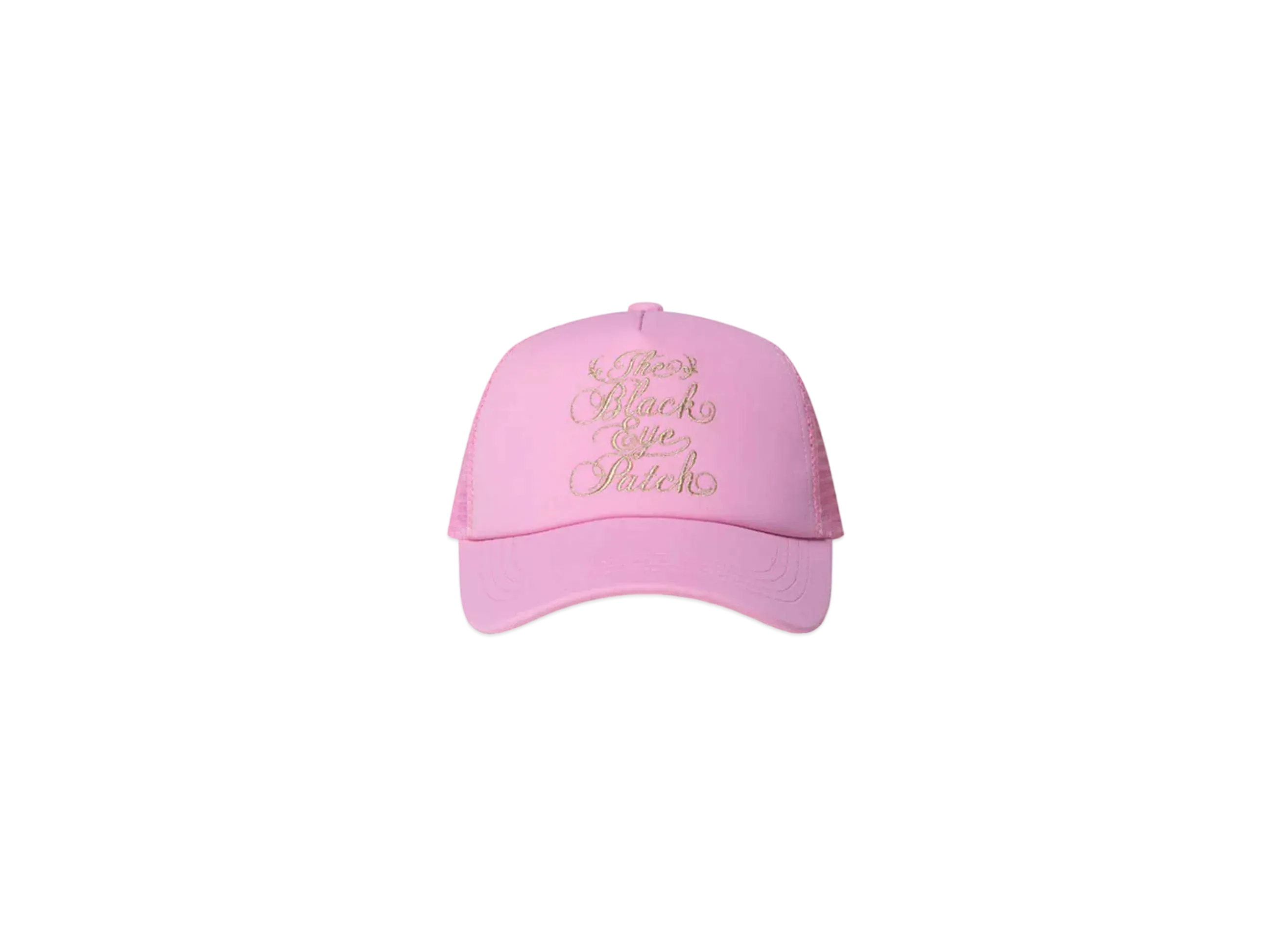 BlackEyePatch Script Logo Mesh Cap "Pink"
