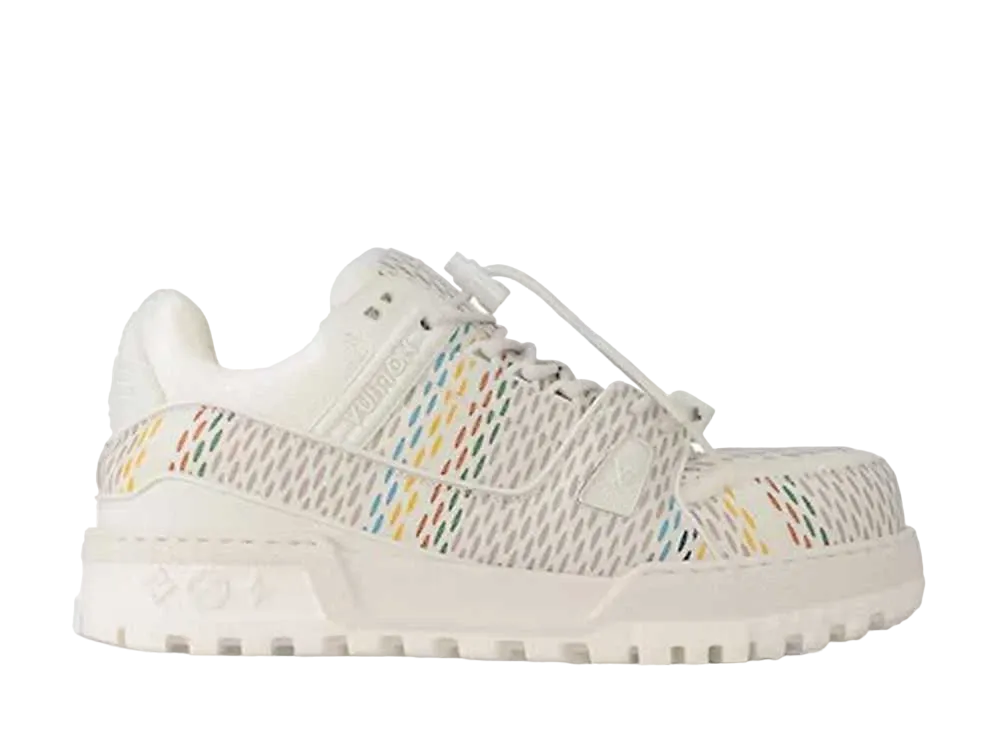 ルイヴィトン LV トレイナー マキシ・ライン スニーカー "ベージュ"