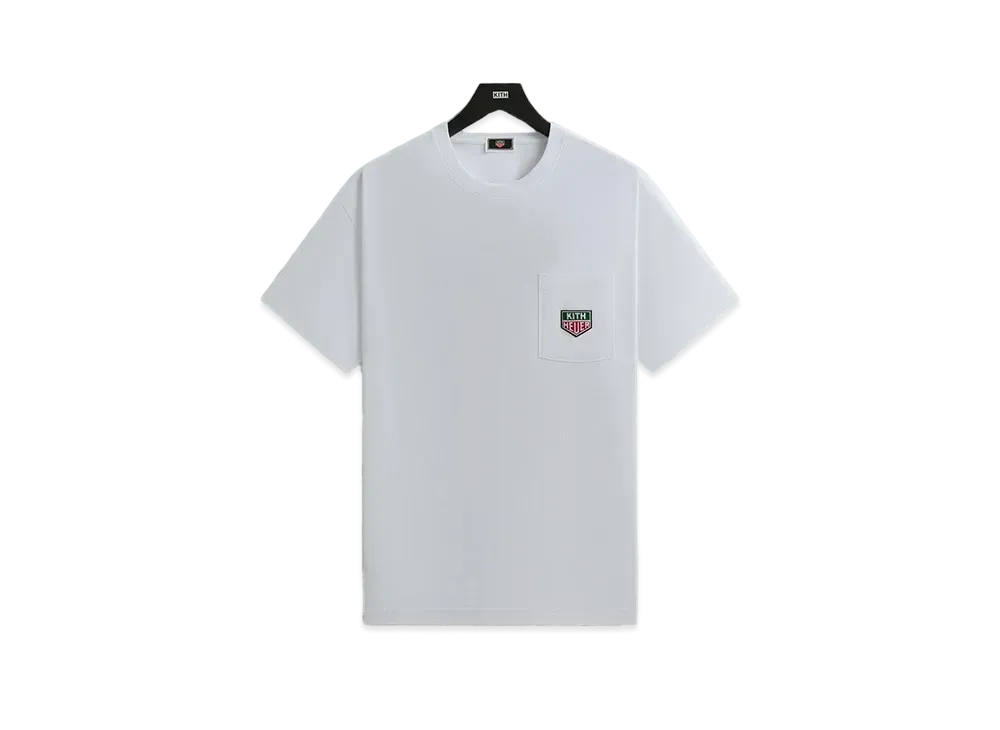 Kith x TAG Heuer Formula 1 Badge Pocket Tee "White"