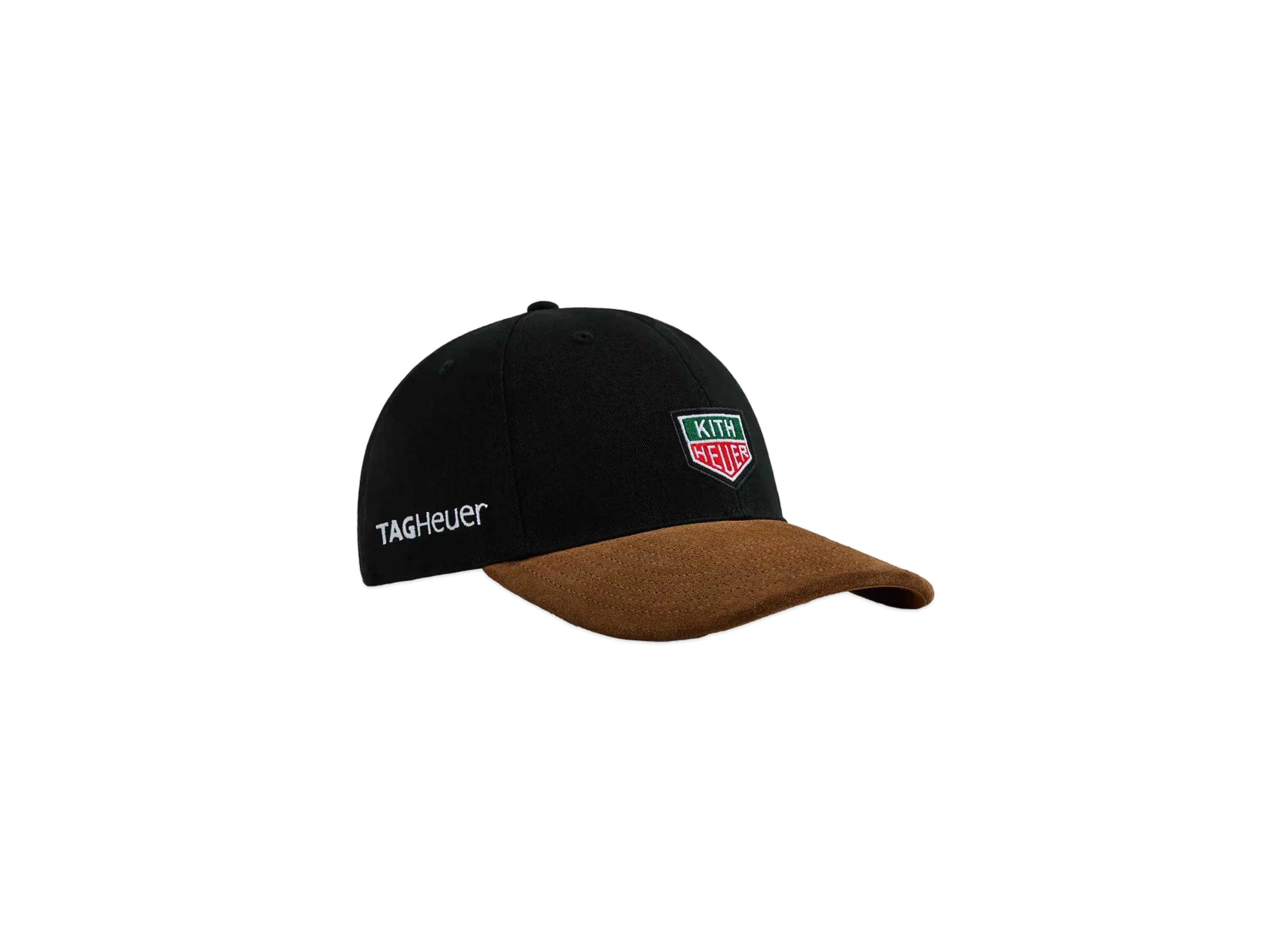 Kith x TAG Heuer Formula 1 Aaron Suede Brim Cap "Black"