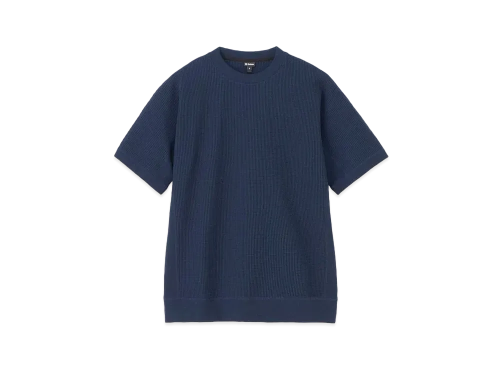 Goldwin Waffle Light Hybrid T-shirt (Unisex) "Ink Navy"