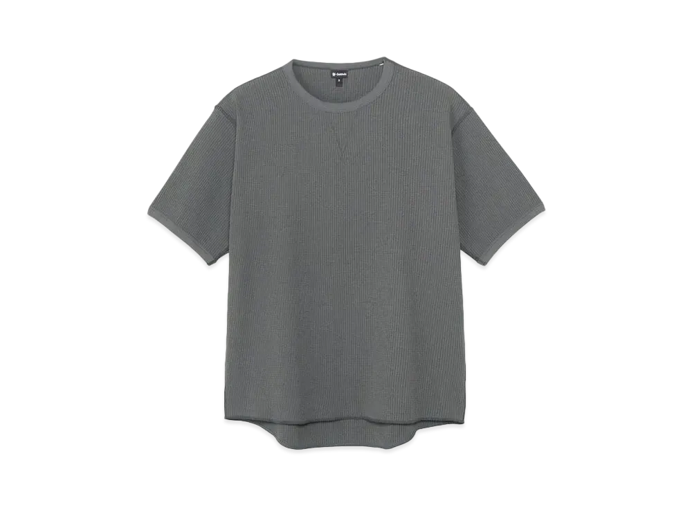 Goldwin Waffle Light Gusset T-shirt (Unisex) "Cloud Gray"
