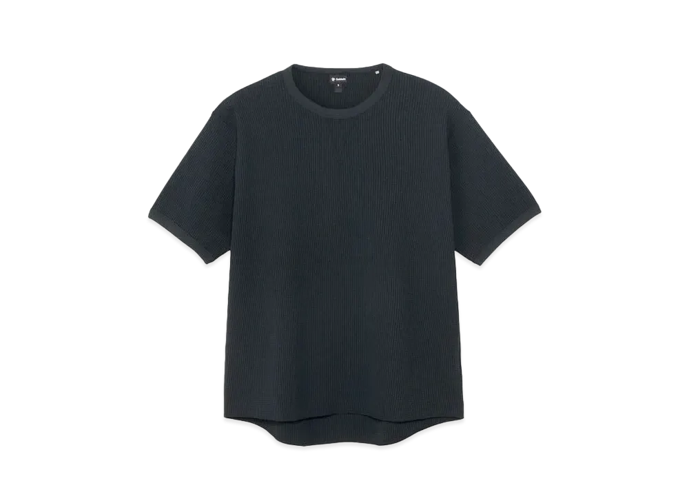 Goldwin Waffle Light Gusset T-shirt (Unisex) "Black"