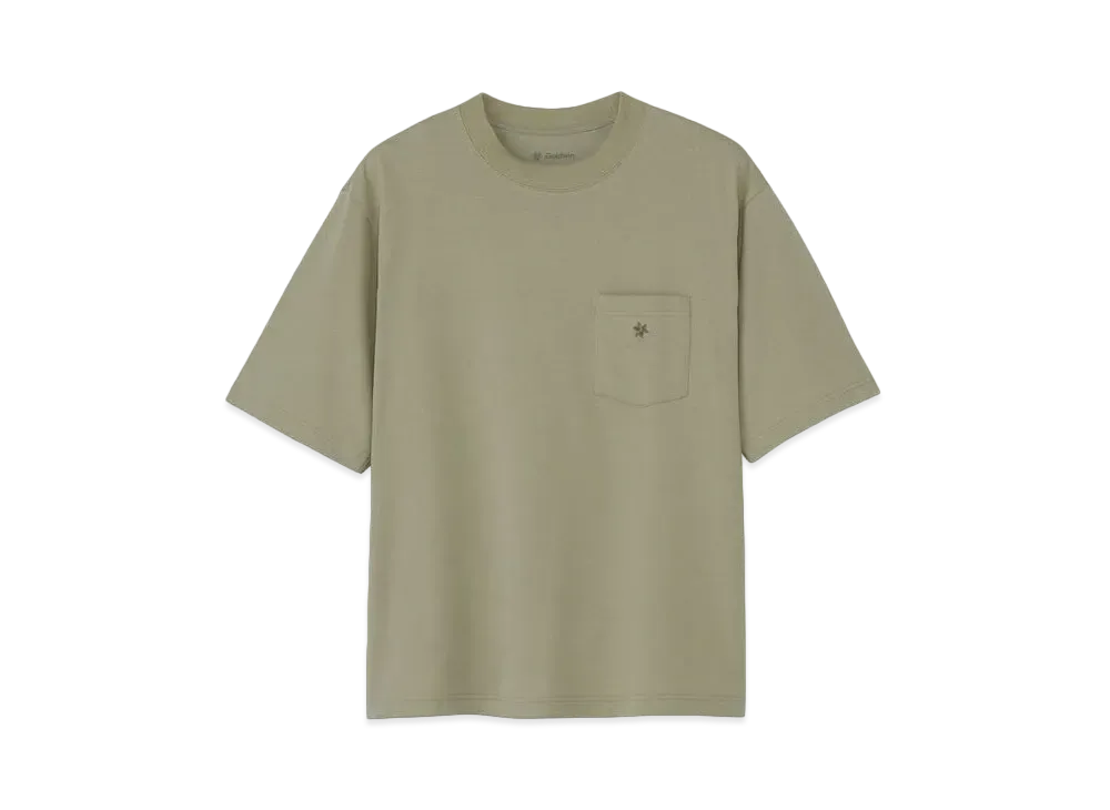 Goldwin Oversize Pocket T-shirt (Unisex) "Light Beige"