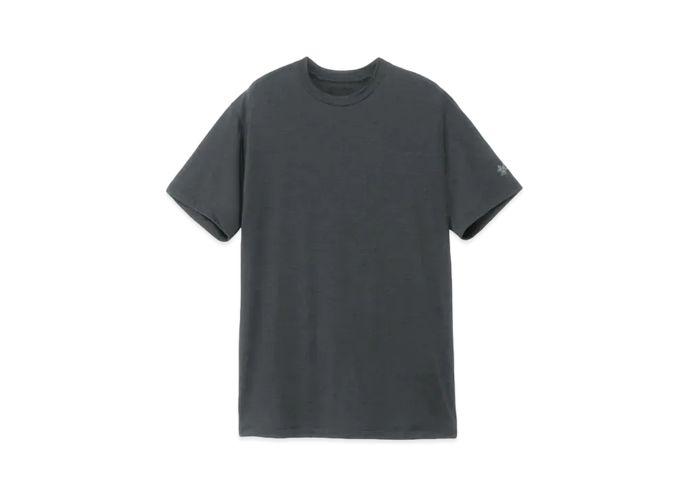 Goldwin Advanced Light Hybrid Wool T-shirt (Unisex) "Dark Charcoal"