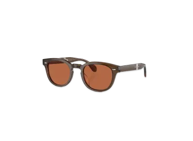 OLIVER PEOPLES Sheldrake 1950 "Dark Military/Persimmon"