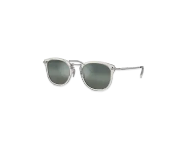 OLIVER PEOPLES OP-506 Sun "Black Diamond/Brushed Silver/Steal Gradient"