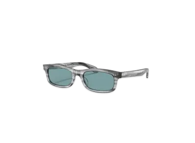 OLIVER PEOPLES Fai "Grey Textured Tortoise/Teal Polar"
