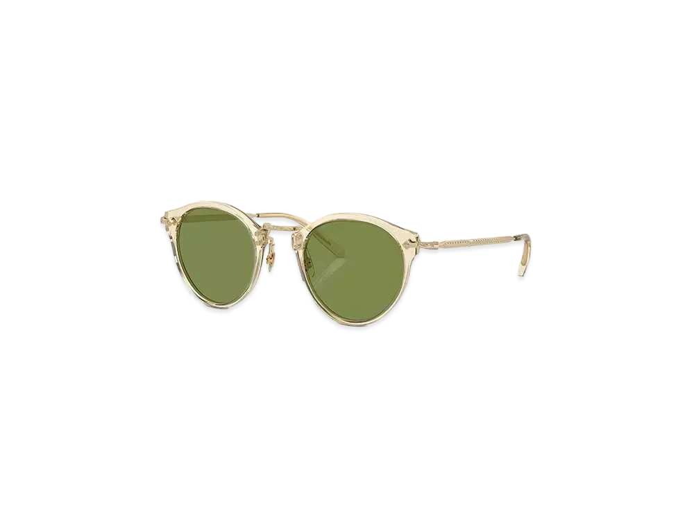 OLIVER PEOPLES OP-505 Sun "Buff-Gold/Green"