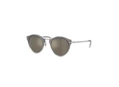 OLIVER PEOPLES OP-505 Sun "Vintage Grey Fade-Silver/Dark Grey Mirror Gold"