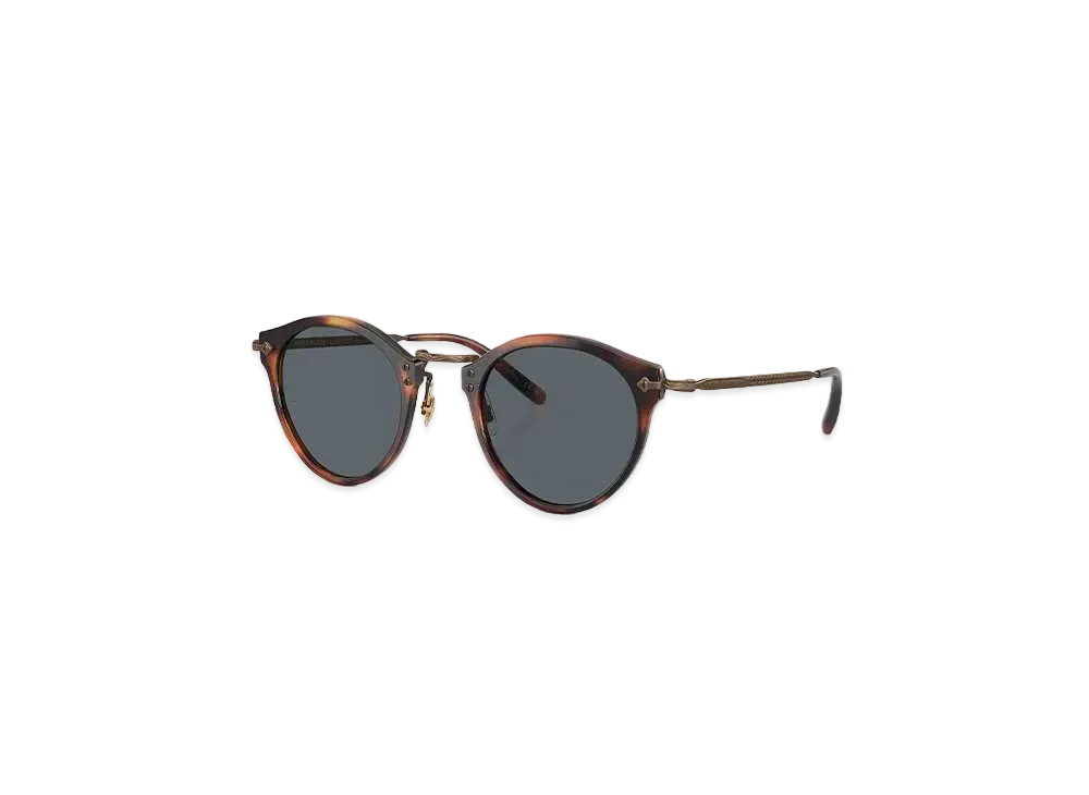 OLIVER PEOPLES OP-505 Sun "Dark Mahogany-Bronze/Blue"