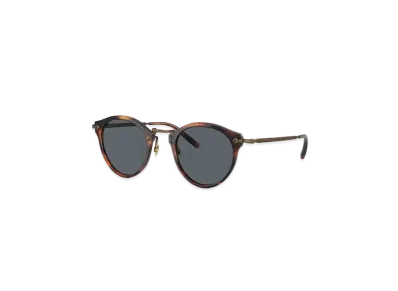 OLIVER PEOPLES OP-505 Sun "Dark Mahogany-Bronze/Blue"