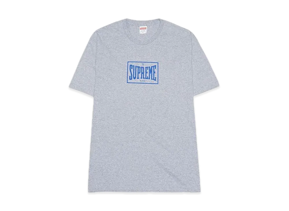 シュプリーム ウォーム アップ Tシャツ "ヘザー グレー"