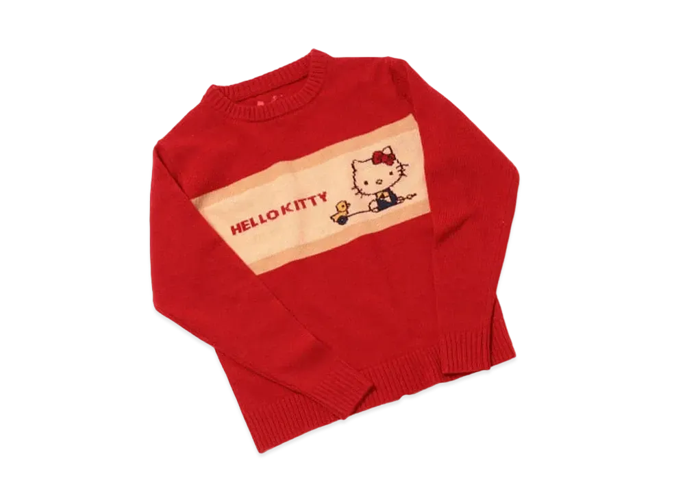 HELLO KITTY x BEAMS COUTURE Hello Kitty Sweater Setup "Red"