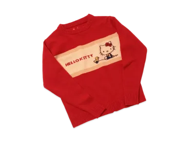 HELLO KITTY x BEAMS COUTURE Hello Kitty Sweater Setup "Red"