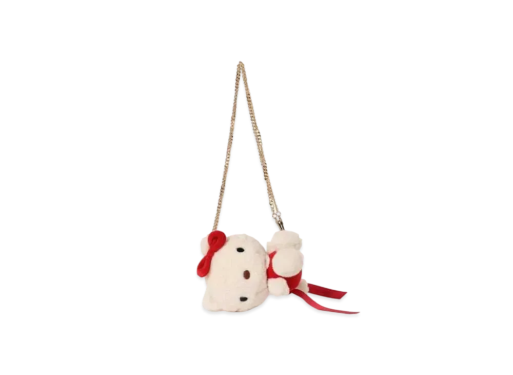 HELLO KITTY x BEAMS COUTURE Hello Kitty Purse Plush Toy Pochette "Red"