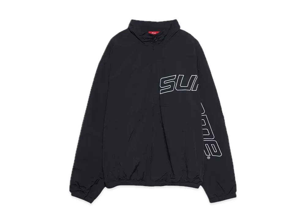 Supreme Curve Track Jacket "Black"