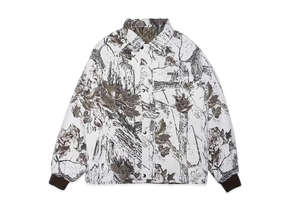 Supreme RealTree Reversible Quilted Work Jacket "Snow Camo"