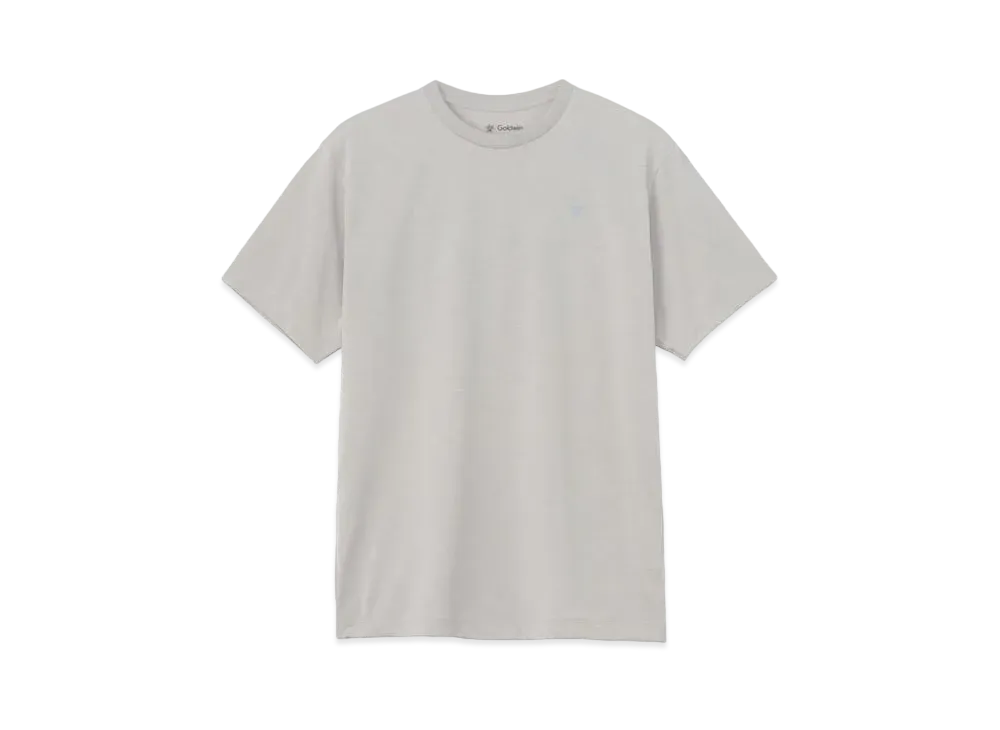 Goldwin Big Logo Print T-shirt (Unisex) "Light Gray"