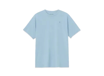 Goldwin Lettered Print T-shirt (Unisex) "Grayish Blue"