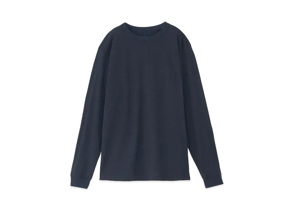 Goldwin Liopimum Paper Long Sleeve T-Shirt (C3 Fit / Unisex) "Ink Navy"