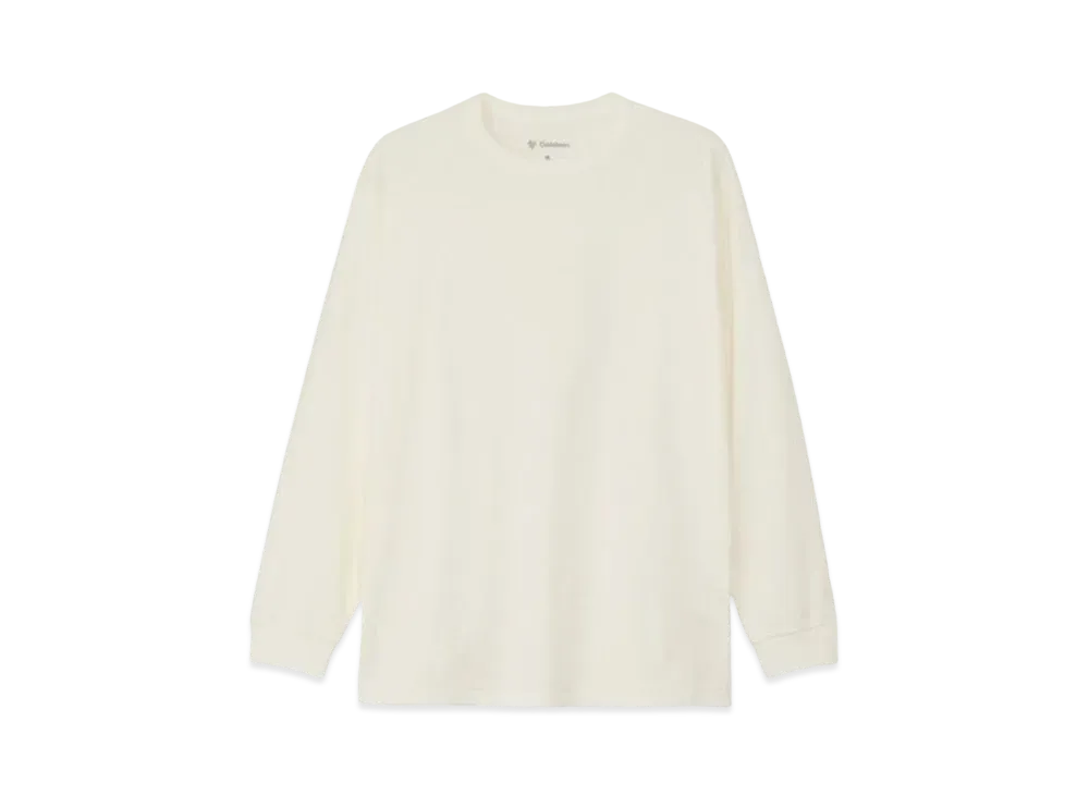 Goldwin Liopimum High Gauge P/J Long Sleeve T-Shirt (C3 Fit / Unisex) "Ivory"