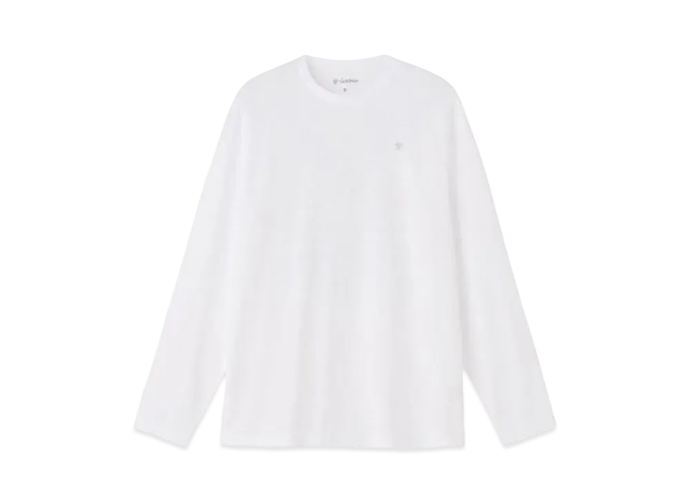 Goldwin Peak Motif Print Long Sleeve T-Shirt (Unisex) "White"