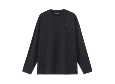 Goldwin Peak Motif Print Long Sleeve T-Shirt (Unisex) "Black"