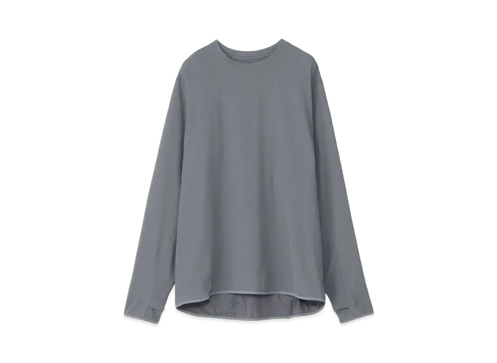 Goldwin Breathable Dry Air Long Sleeve T-Shirt (Unisex) "Cloud Gray"